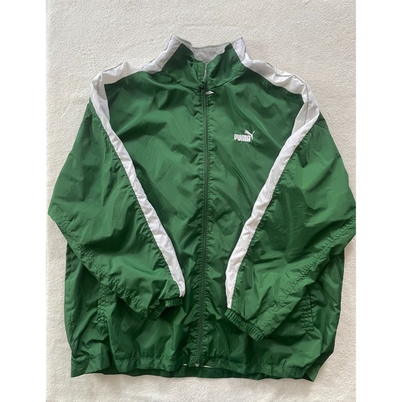 Puma Other - 90s Vintage 7up Puma XL Mens Nylon Jacket Embroidered Collab Windbreaker Track